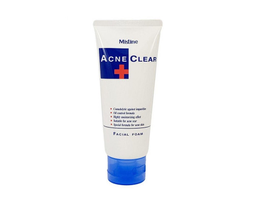 MISTINE Очищающая пенка для профилактики акне Acne Clear, 85 мл