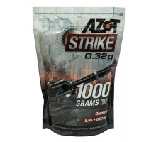 Шары для страйкбола AZOT Strike Азот 6мм 0,32 г, 1 кг, 3125 шт, белые